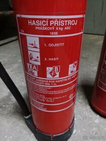 Hasici práškové přístroj,přístroje 6kg - 4