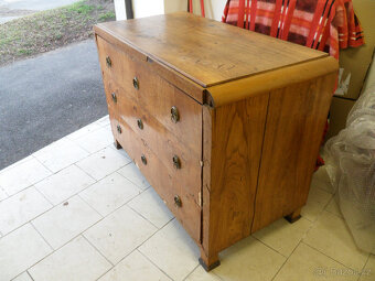 Biedermeier komoda, originál. - 4