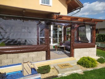 Plachty, zaplachtování, zakrytí pergol, teras, zahrádky - 4
