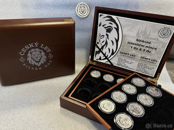 investiční stříbrná mince 1 Oz Český lev 2023 BU - 4