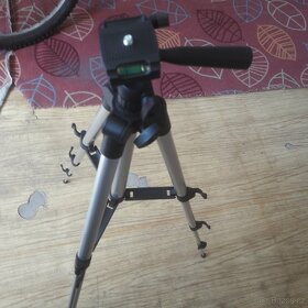 Nový stativ 100cm, laser, foto, telefon. - 4
