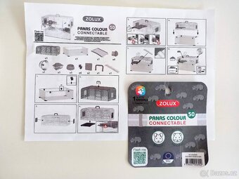 Klec pro hlodavce Zolux Panas Colour 50 šedá - 4