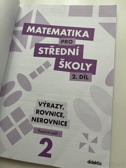 Pravovní sešit: matematika pro střední školy 2. - 4