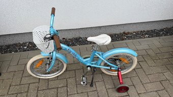 Dětské kolo 16” Bello s košíkem a kolečky - 4
