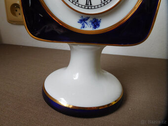 PORCELÁNOVÉ STOLNÍ HODINY - DUX - DESIGNED BY J. MAREK - BRU - 4