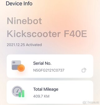 Kolobezka Segway ninebot F40 - 4