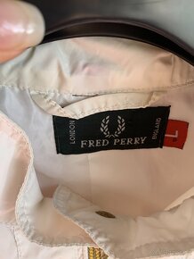 Krasna bila šusťáková bundička Fred Perry - 4