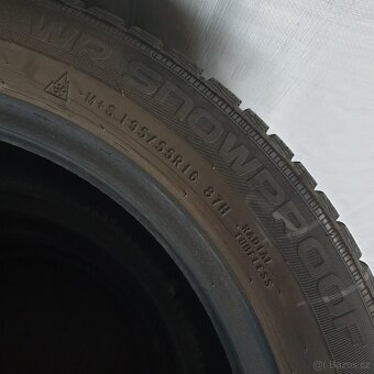Zánovní zimní pneumatiky Nokian 195/55 R16 č.AP170 - 4