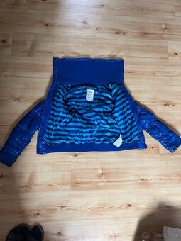 Modrá dámská bunda Bershka - 4