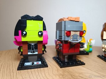 LEGO 5x BrickHeadz - Gamora, StarLord, Rey, Cyborg a Kuře - 4