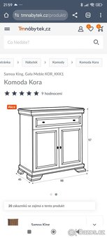 Prodám komodu Zn. Kora. - 4