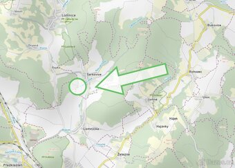 Lesní pozemek k.ú. Šerkovice 1.248m2 - 4