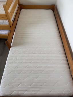 Postel z masivu - buk 90x200 - 4