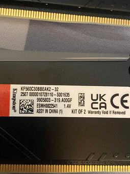 Kingston Fury Beast RGB 32GB (2x 16GB) DDR5 6000MHz CL30 - 4