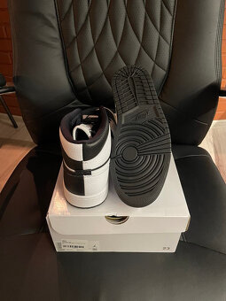 Jordan 1 Mid Split Black White - 4