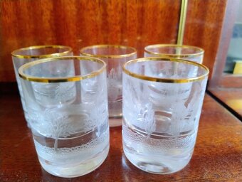 Moser paňákovky motiv stromky 5 ks - 4