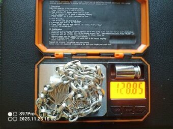 stříbrný přívěsek s řetízkem zlí klaun - 4