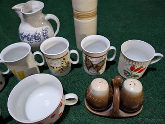 Česká keramika, Hrníčky, Váza, Džbán, Slánka - 4