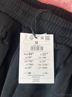 Černé tepláky M - 4