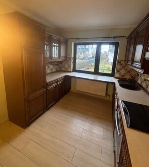 Rustikální linka tmavý dub se spotřebiči,6176 - 4