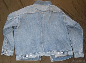 Original LEVIS jeans .bunda, velikost "M", NOVÁ - 4