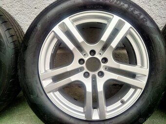 Alu kola originál Mercedes, 7,5J x18, 5x112,ET 53,Letní pneu - 4