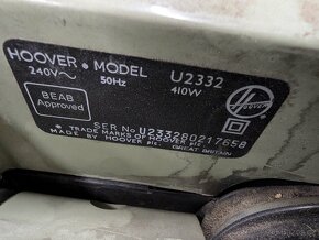 Retro vysavač Hoover U2332 turbopower - 4
