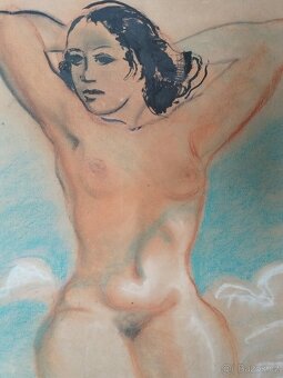 obraz NÁDHERNÁ KRÁSKA, AKT, 104x74cm, Jaroslav Štika - 4