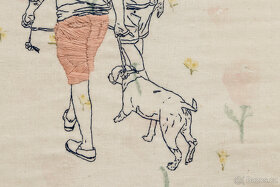 Vyšívaný obraz výtvarnice Ivany Kocmanové, česká značka BRO - 4