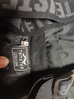 Černé lyžařské kalhoty 128-134 - 4