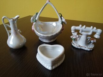 Porcelánové miniatury 4 kusy - 4