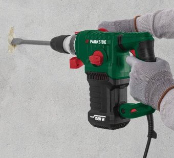 Elektrický kladivo Parkside síla úderů 5J - 4
