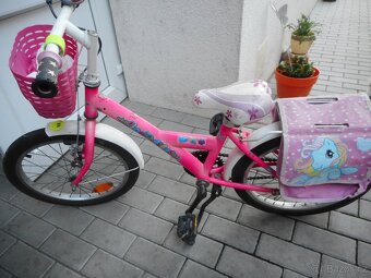 Dětské kolo růžové 18" - 4