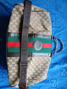 Cestovní taška hnědá Gucci - 4