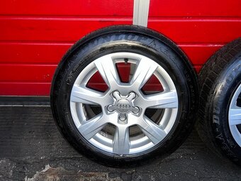 Original 3x ALU kola Audi 16" 7,5J ET45 + pneu 205/60/R16 - 4