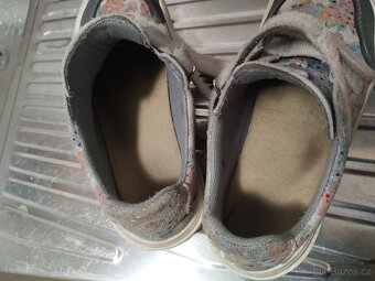 Jonap Nella kytka tisk 34 barefoot boty dívčí obuv - 4