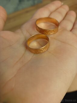 Prodám pár snubních prstenů - 4