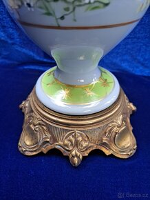 Petrolejová lampa zelená - 4