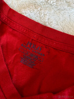 Červené stylové tričko Ralph Lauren - L - 4