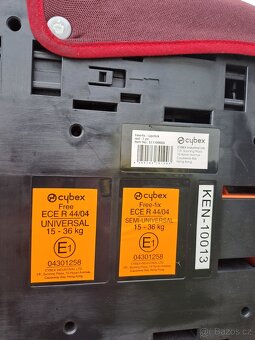 Autosedačka CYBEX 15-36kg vínová - 4