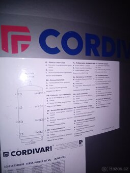 Akumulační nádoba 2000l CORDIVARI - 4