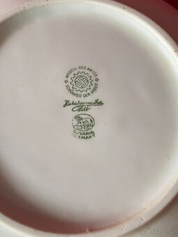 mísa stará mísa porcelán svastika nádobí mísa - 4
