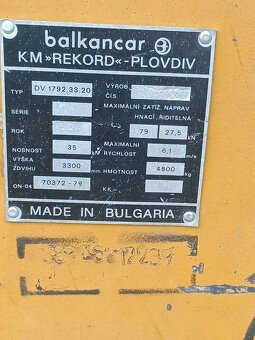 VZV Balkancar DV 1792.33.20 - 4