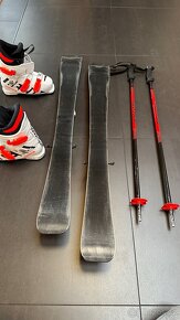 Dětský set Rossignol lyže, boty, hůlky - 4