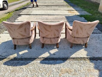 Halabala 3křesla koktejlky,romantiky - 4