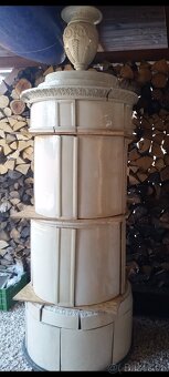 Kachlová kamna starozitná - 4