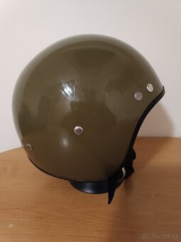 Stará vojenská moto přilba - 4