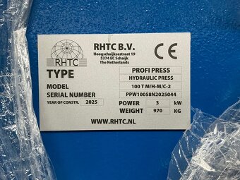 Hydraulický lis PROFI PRESS - 100T MH-MC-2 - 4