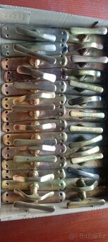 Mosazné kování ,kliky kličky - 4