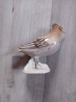 Porcelánová soška Royal DUX ptáček starožitná - 4